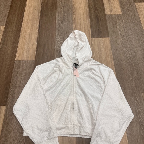 Victoria Secret On Point XXL white zip up hooded jacket - Picture 5 of 5